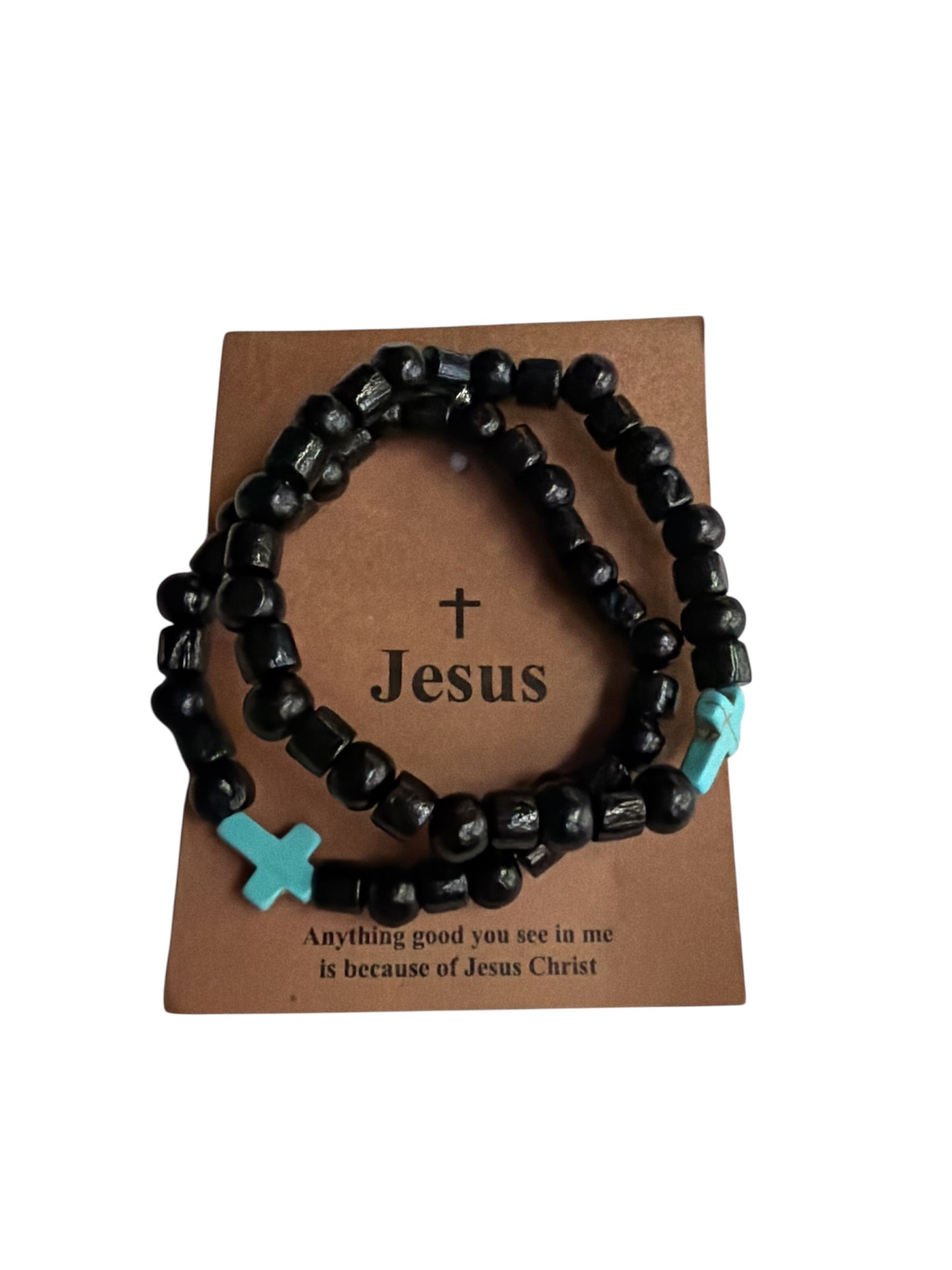 Jesus Double Stack Bracelet