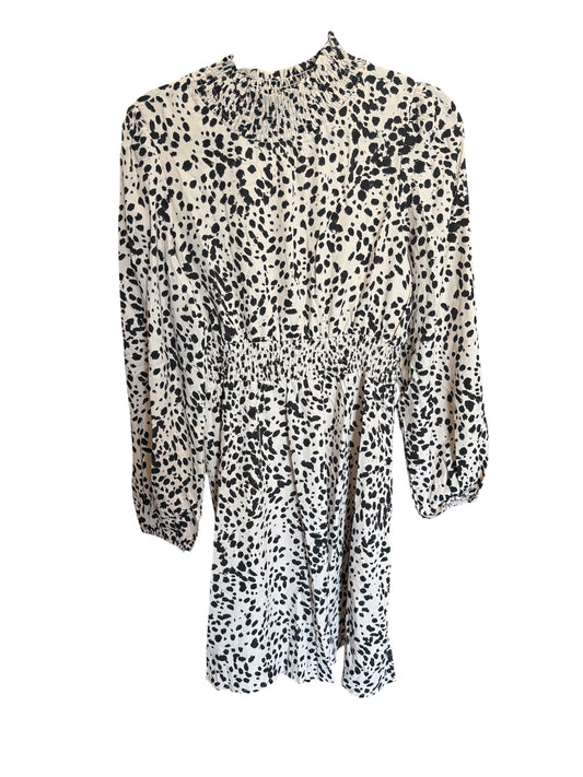 Leopard Mock Neck Dress