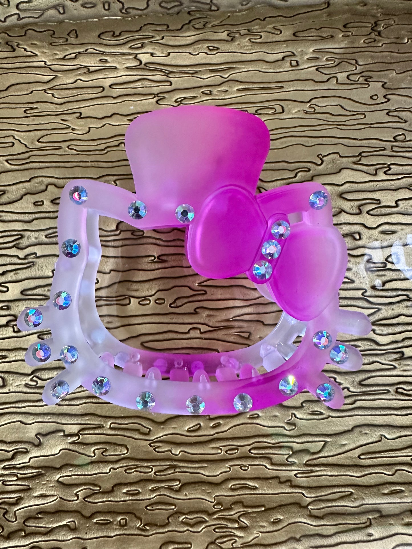 Hello Kitty Rhinestone Clips