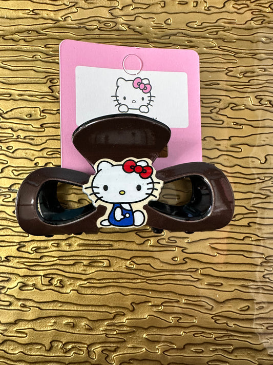 Hello Kitty Clips - Brown