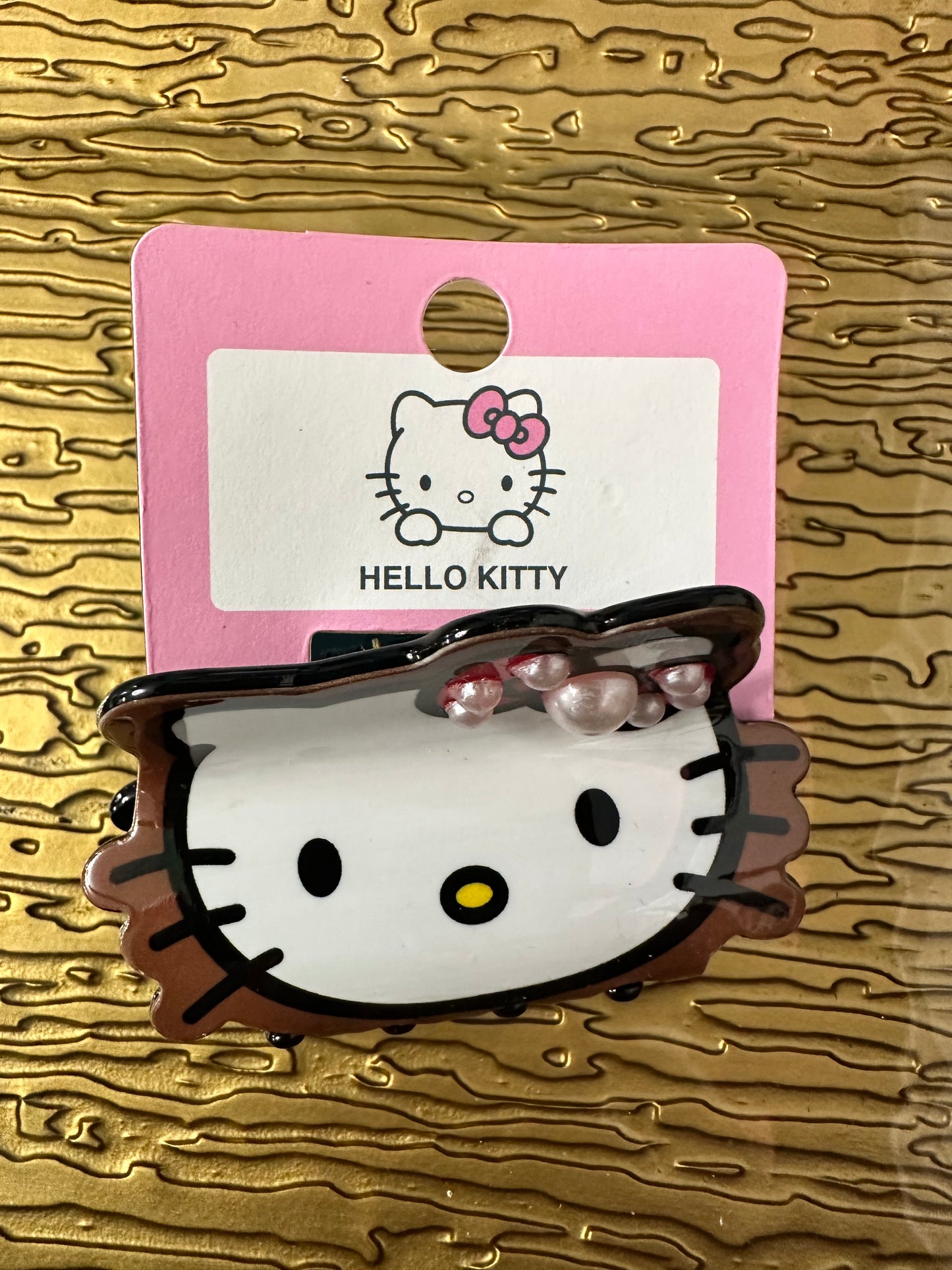 Hello Kitty Clips - Brown