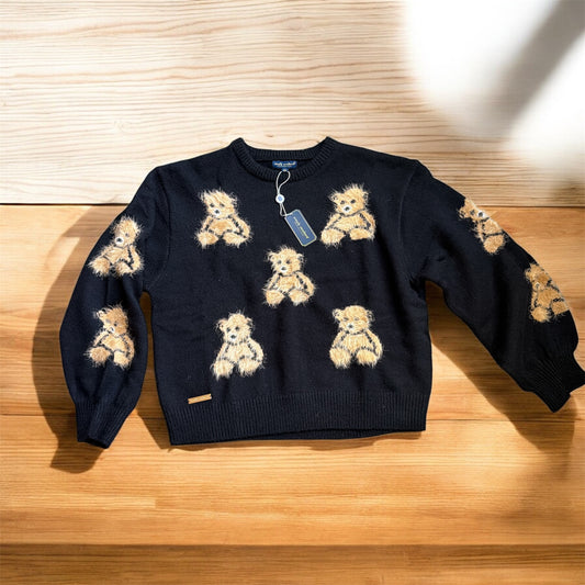 Simply Southern - Black Teddy Sweater
