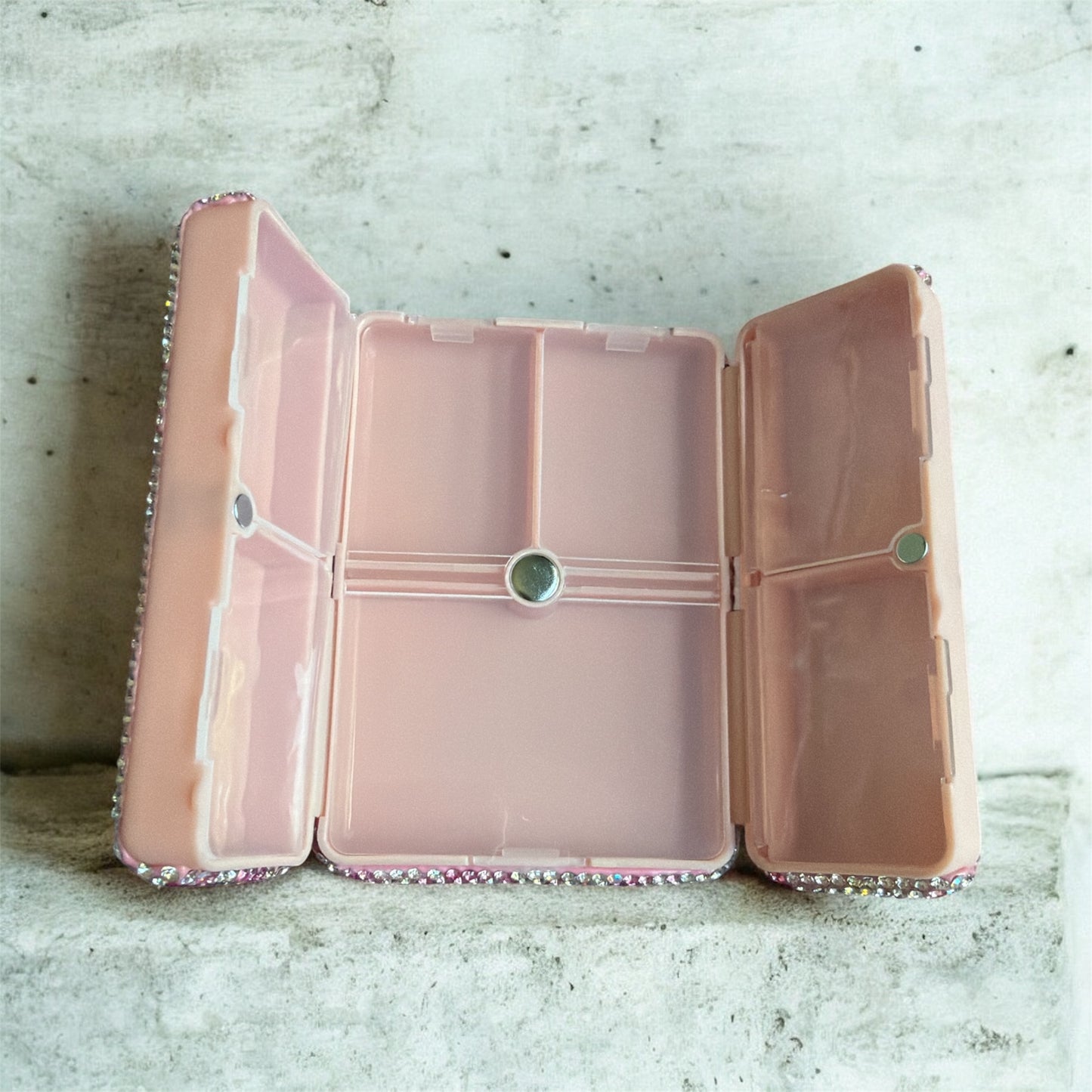 Bling Double Pill Travel Case