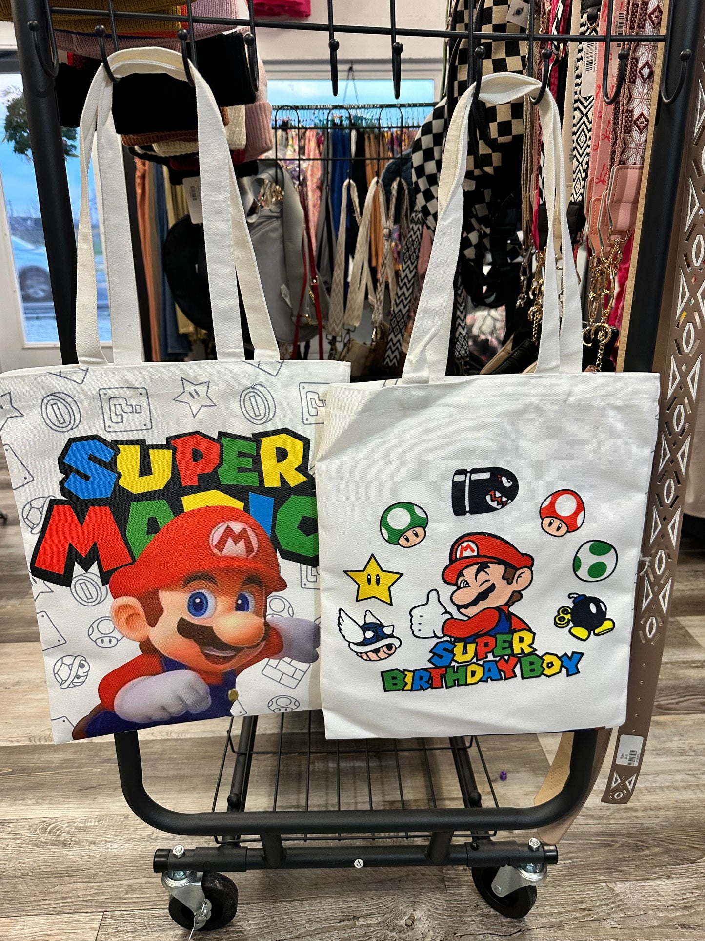 Jumbo Mario Totebags