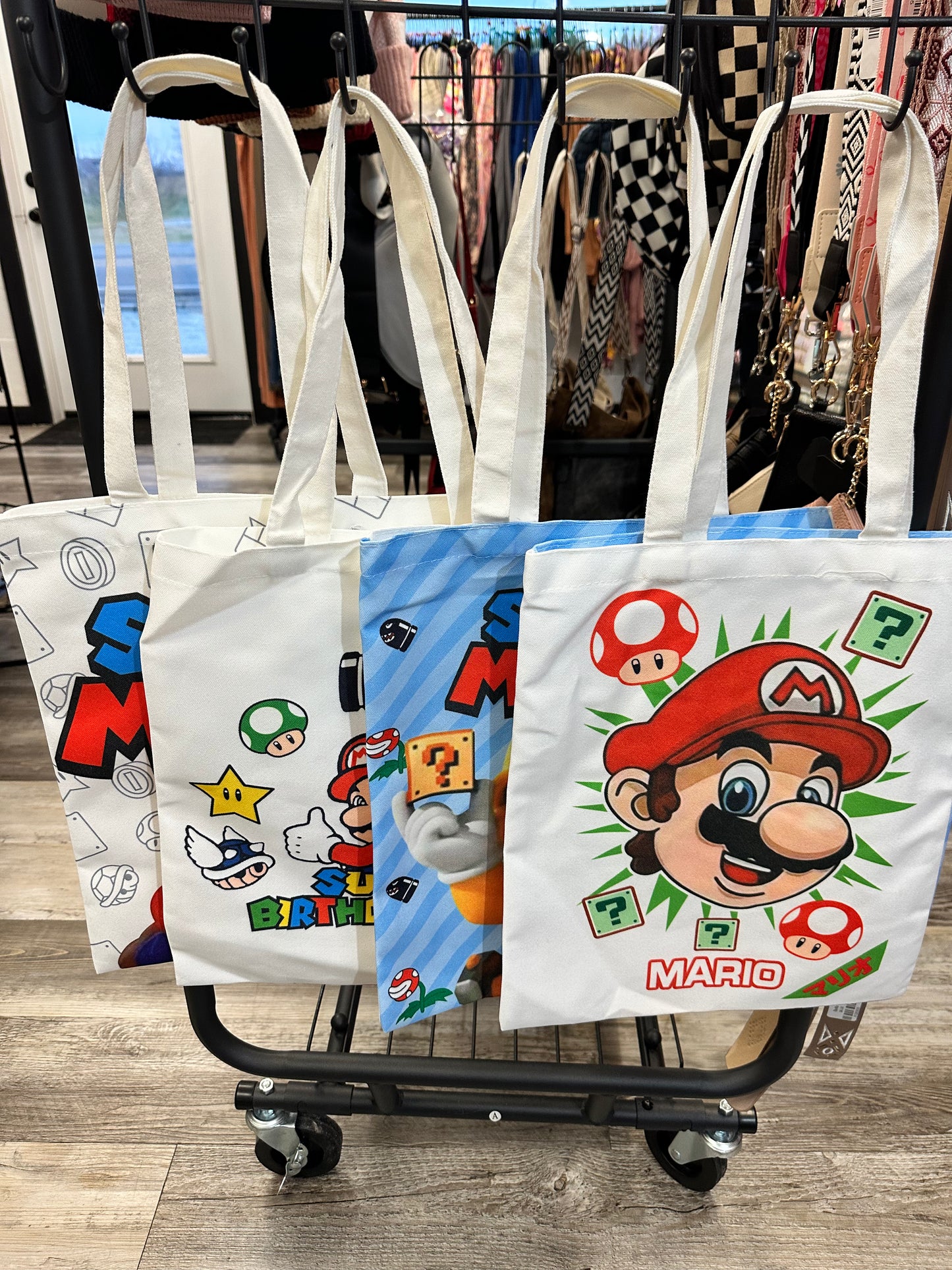 Jumbo Mario Totebags