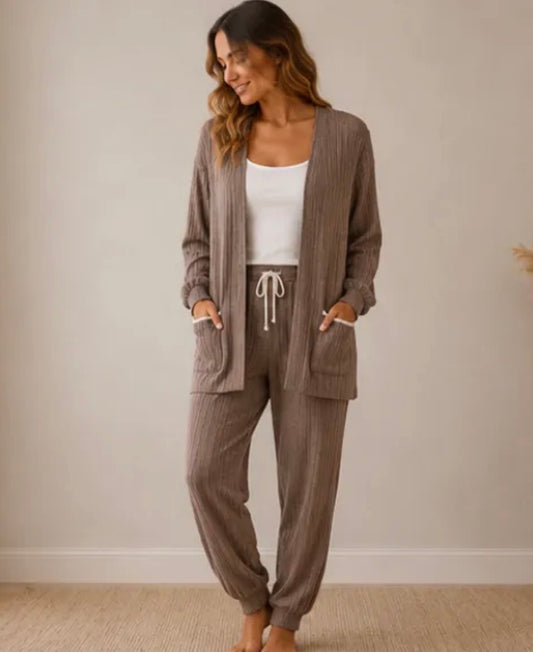Blu Pepper Sets - Bottom & Cardigan