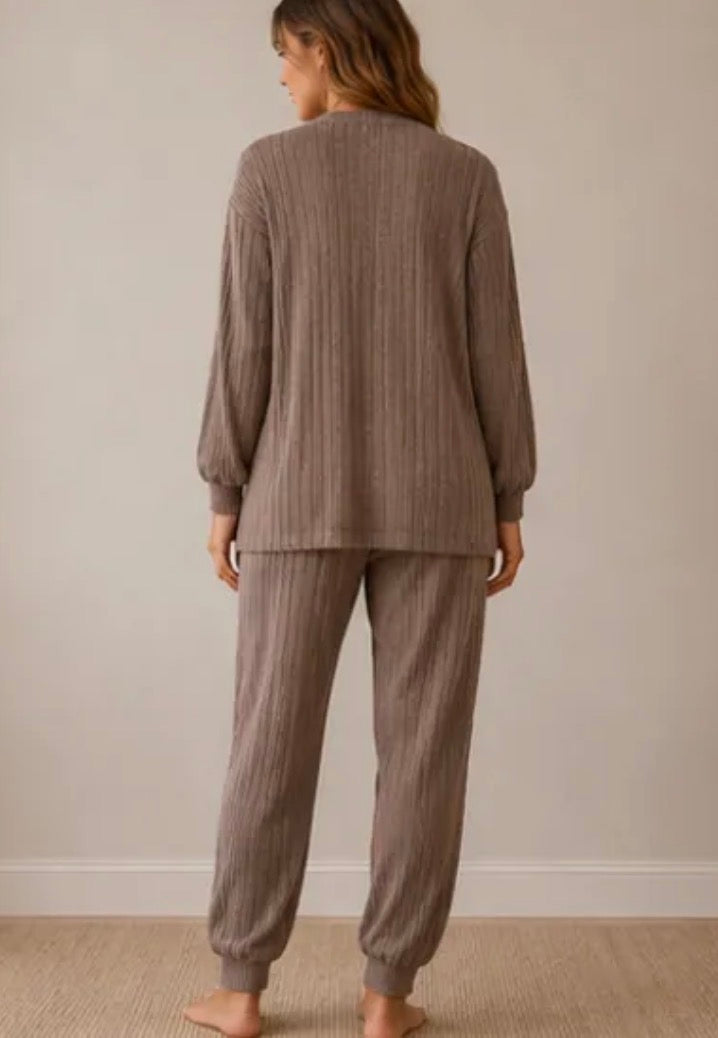Blu Pepper Sets - Bottom & Cardigan