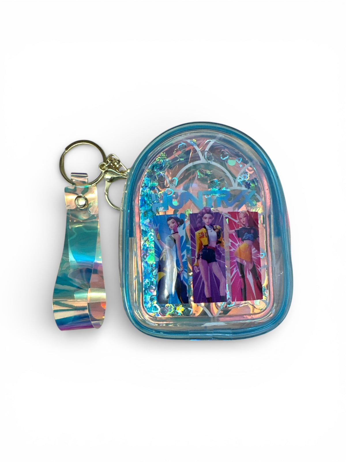 KPOP Keychain Backpack – PEACOCK GLAMOUR
