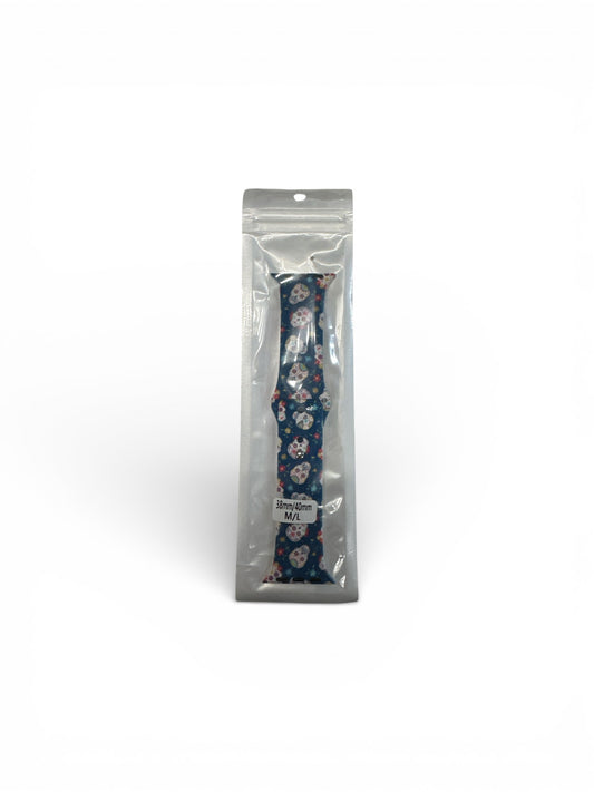 Sugar Skull Silone Watch Band 38/40mm