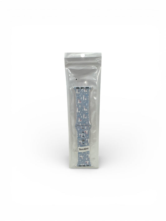 Snowflake/Llama Silicone Watch Band 38/40mm