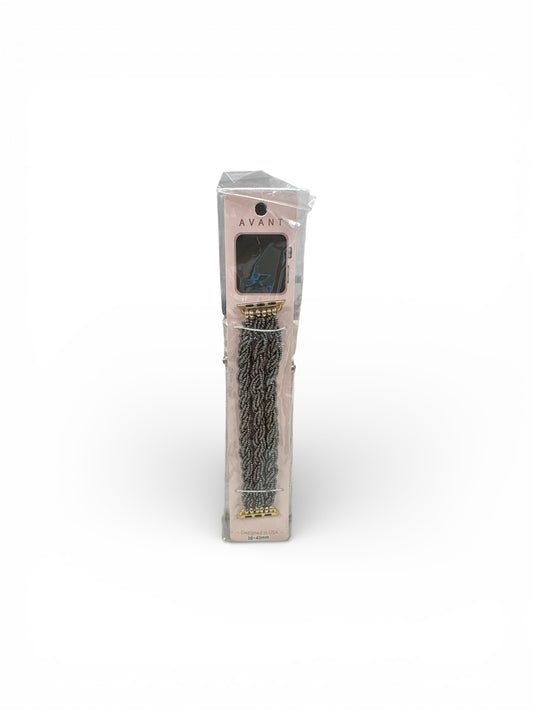 Black Seed Beaded Watch Band 38/40mm