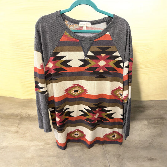 Aztec Swiss Dot Top