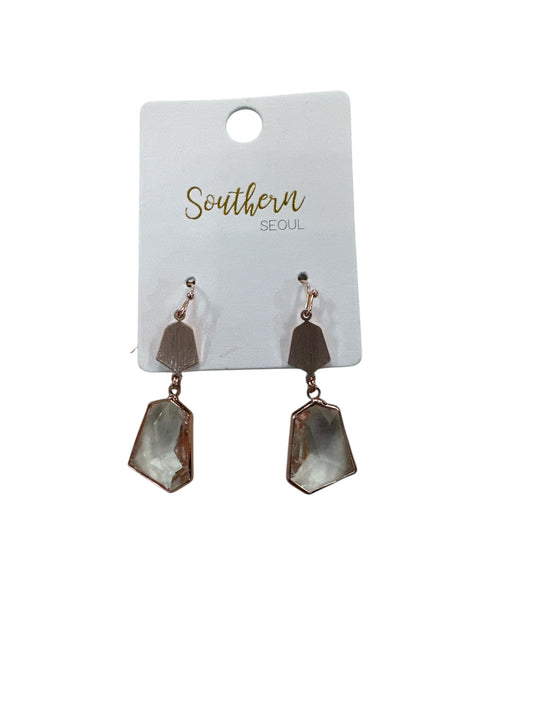 Rhinestone Rose Gold Earrings