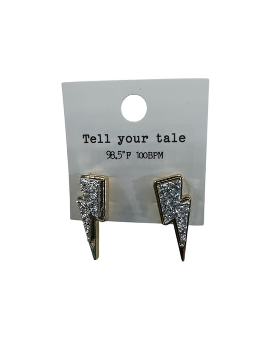 Lighting Bolt Post Earrings