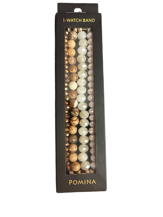 Copper Peach Beaded Watchband