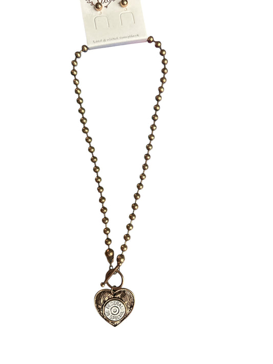 Heart Toggle 38 Special Necklace
