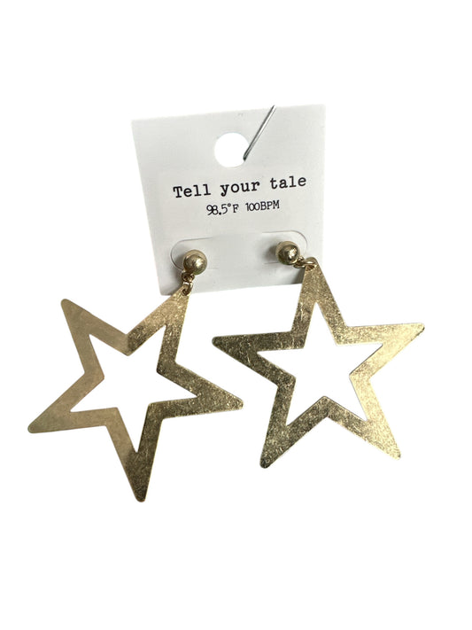 Metal Star Earrings