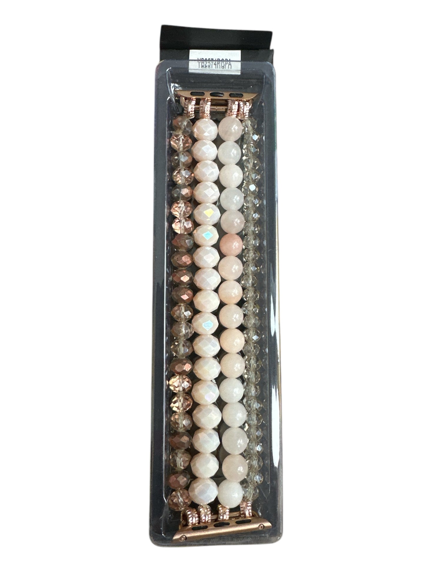 Rose Gold Beaded Watchband 38mm