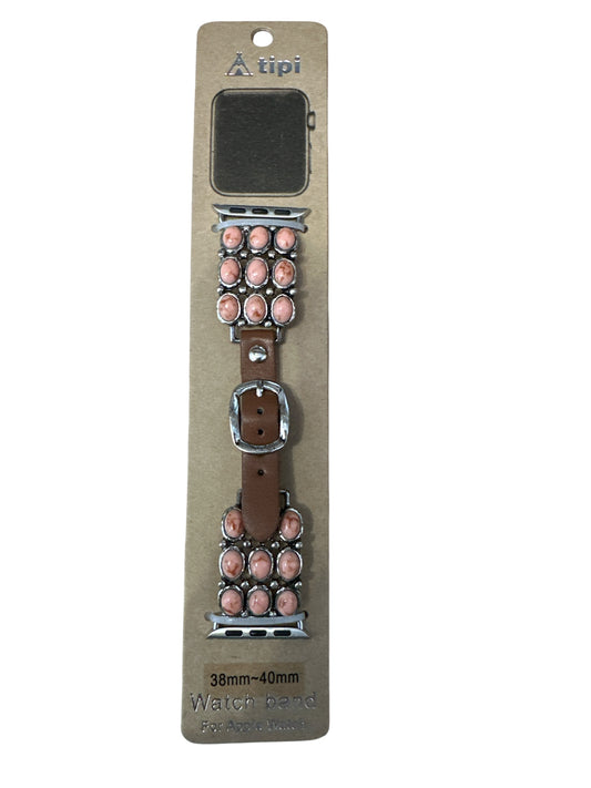 Tipi 3 Layer Western Watchband - Pink
