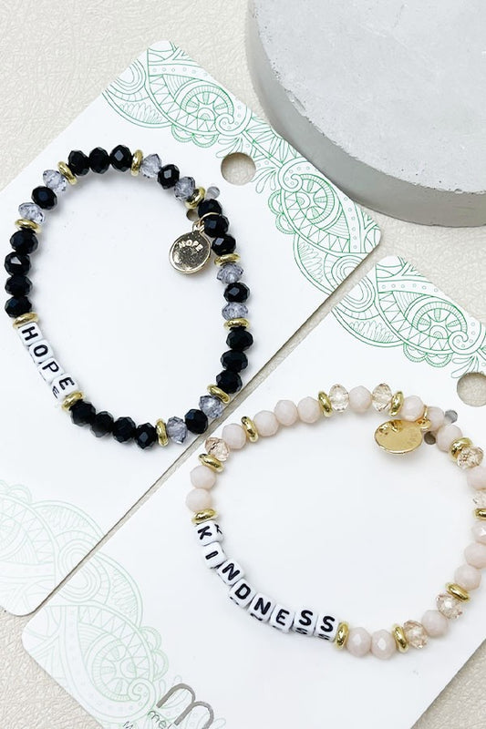 Inspirational Beaded Bracelet