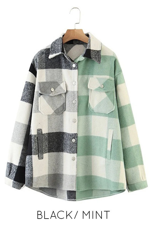 Two Tone Plaid Flannel