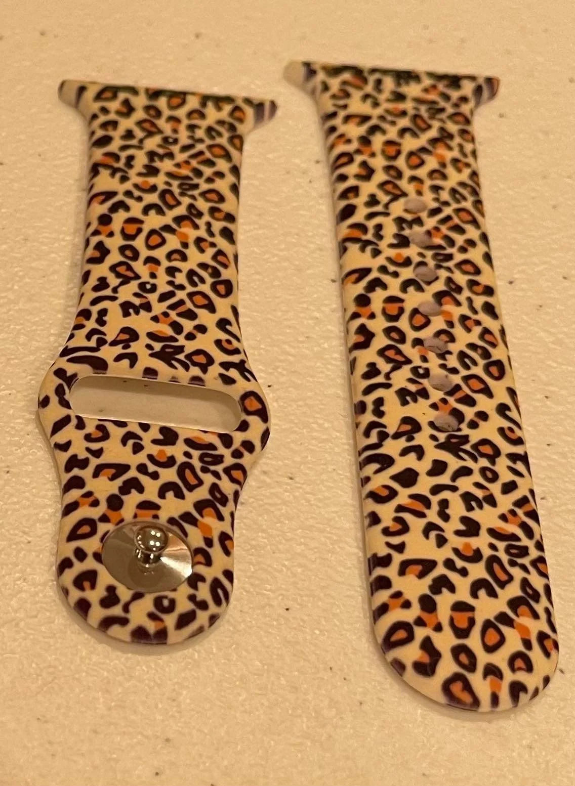 Brown Cheetah Watchband - 38/40mm