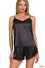ZENANA SATIN CAMI & SHORT PJ SET