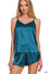 ZENANA SATIN CAMI & SHORT PJ SET