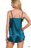 ZENANA SATIN CAMI & SHORT PJ SET