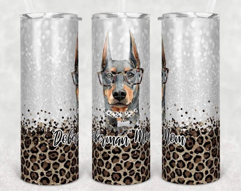 Doberman Mom Tumbler 20oz