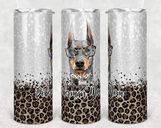 Doberman Mom Tumbler 20oz