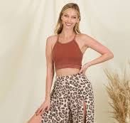 Zenana Leopard Resort Lounge Pants