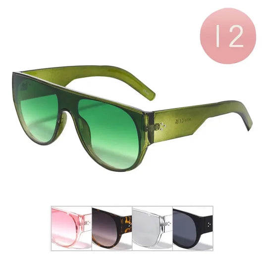 Retro Frame Wayfarer Sunglasses
