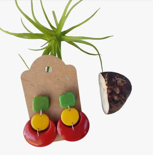 Tagua Nut Half Moons