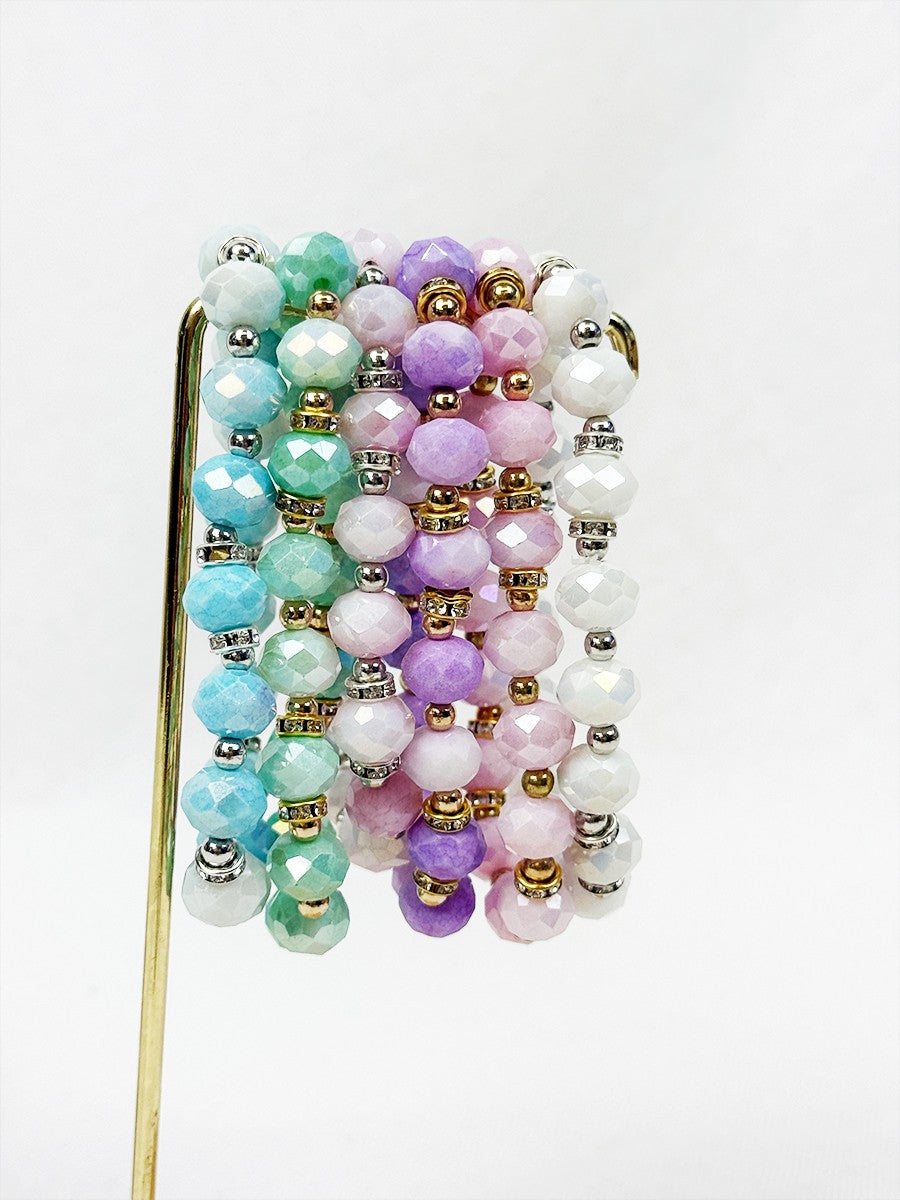 Soft Tone Glass Bracelets