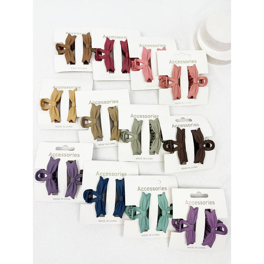Matte DUO Small Bow Set