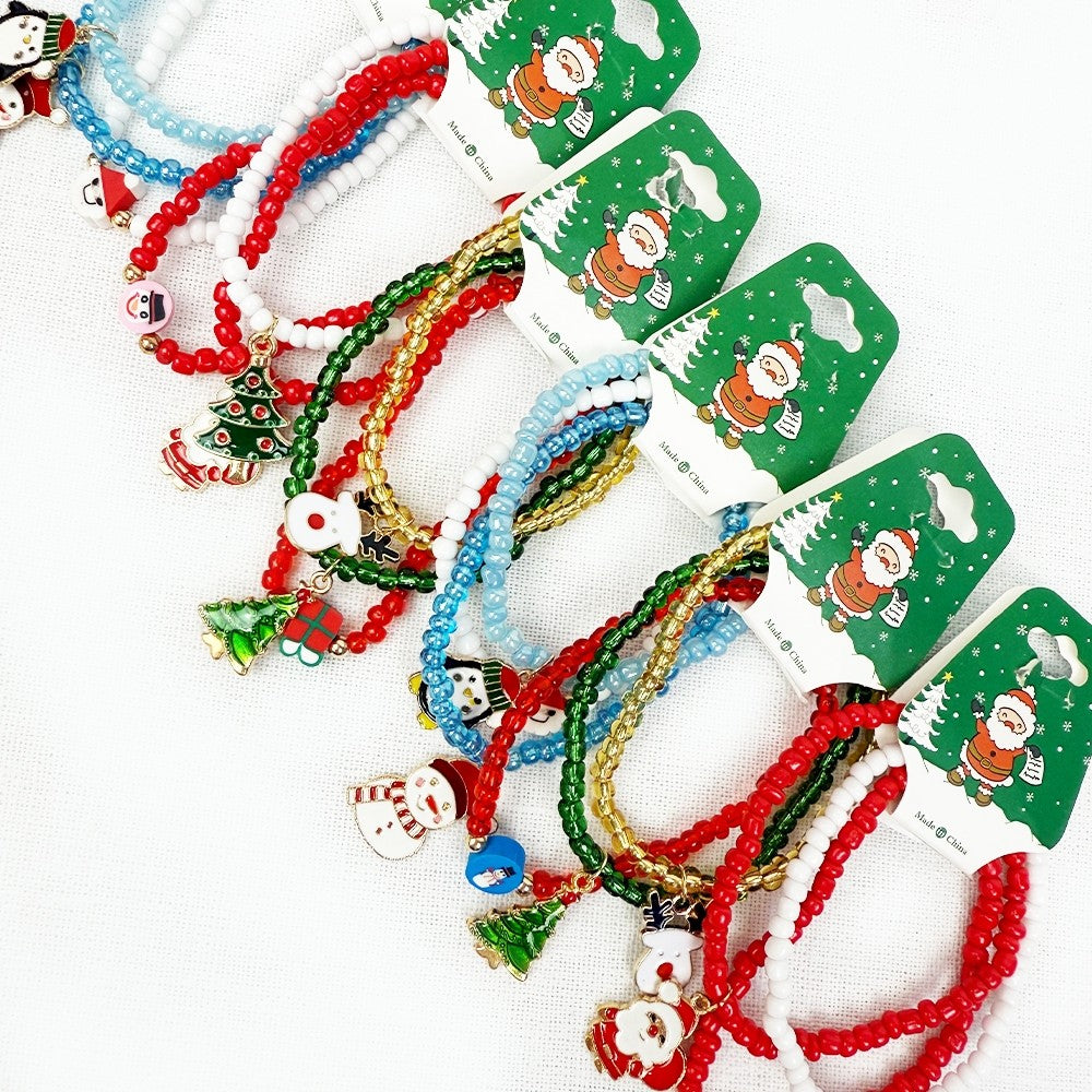 Christmas Charm Stretch Bracelet