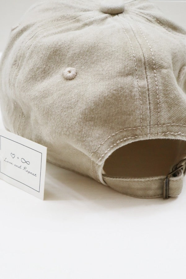 Bad Hair Day Embroidered Washed Hat