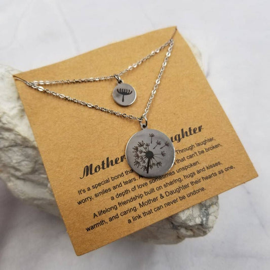 Mother and Daughter Necklace