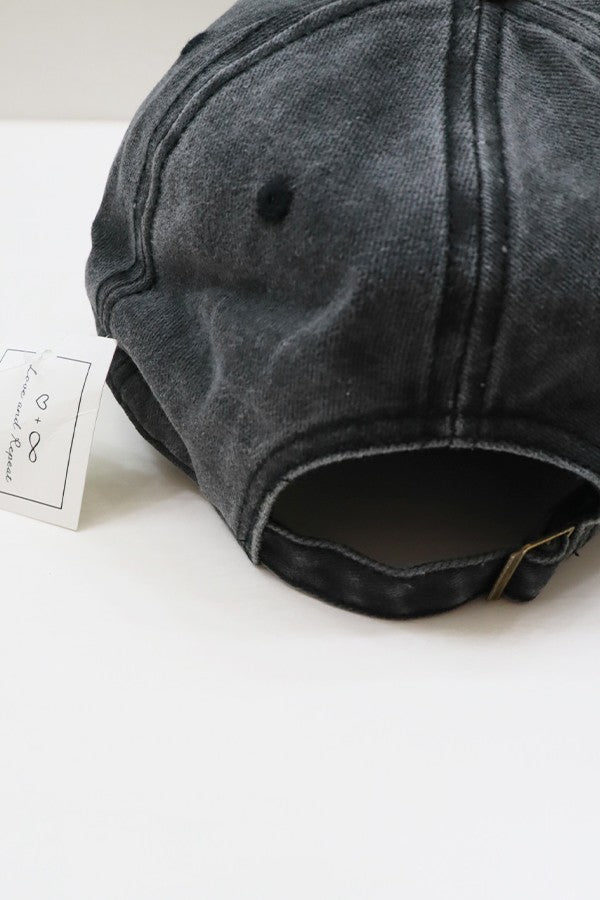 Bad Hair Day Embroidered Washed Hat