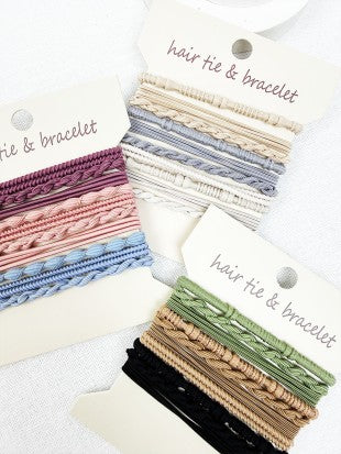 Boho Inspired Hair Tie Bracelets