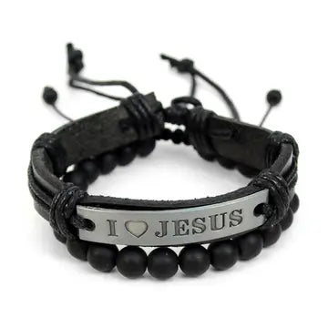 "I Love Jesus" Bracelet Set