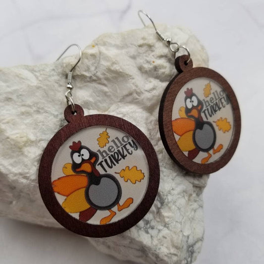 HELLO TURKEY Fall Earrings