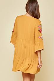 Savanna Jane Dress Floral Embroidered Babydoll