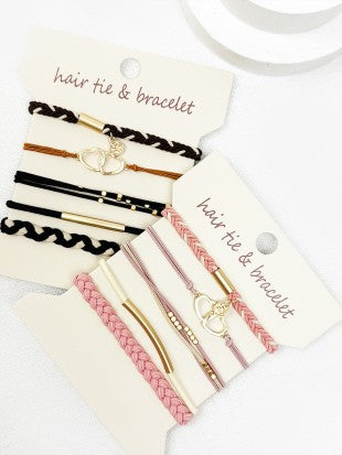 Boho Inspired Hair Tie Bracelets