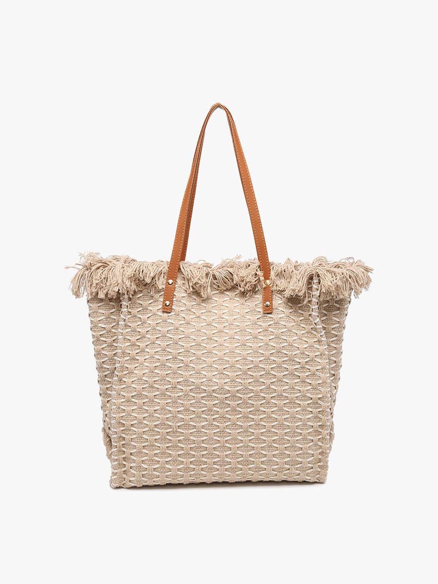 Madison Handwoven Fringe Tote