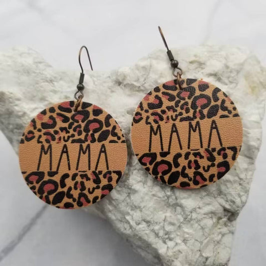 Leopard MAMA Earrings