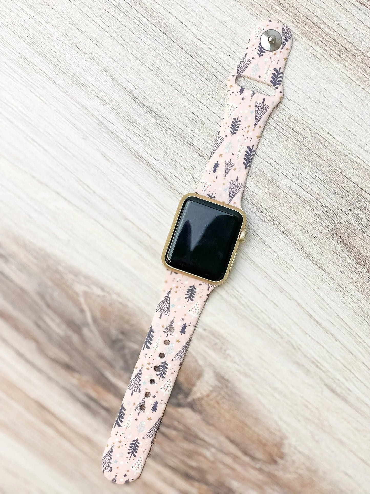 Pink Christmas Watchband - onesize