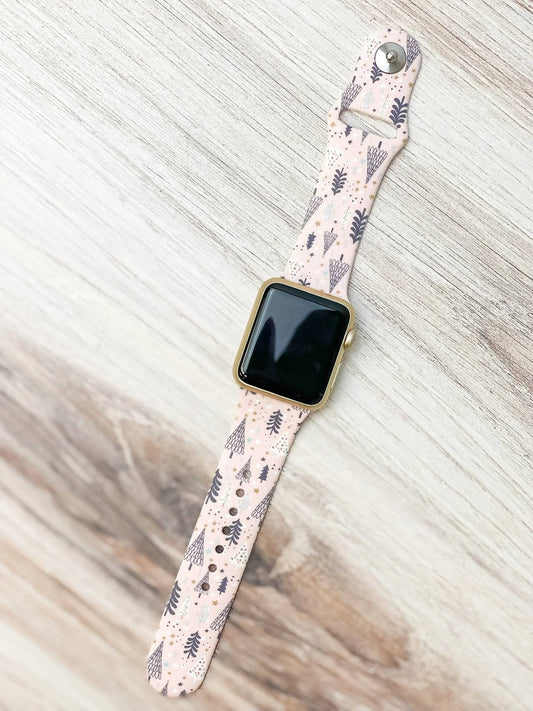 Pink Christmas Watchband - onesize
