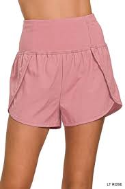 Zenana High Waisted Athletic Shorts